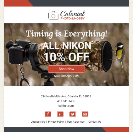 promotional email rough